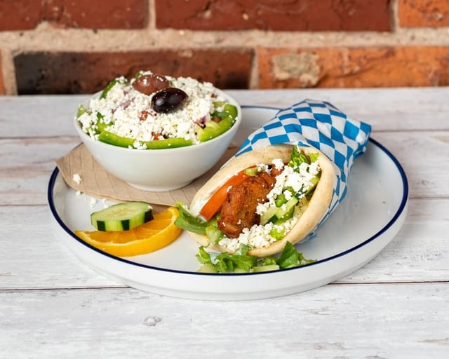Falafel Gyro Plate.