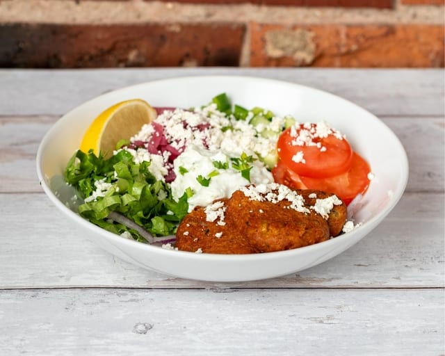 Falafel Gyro Bowl.