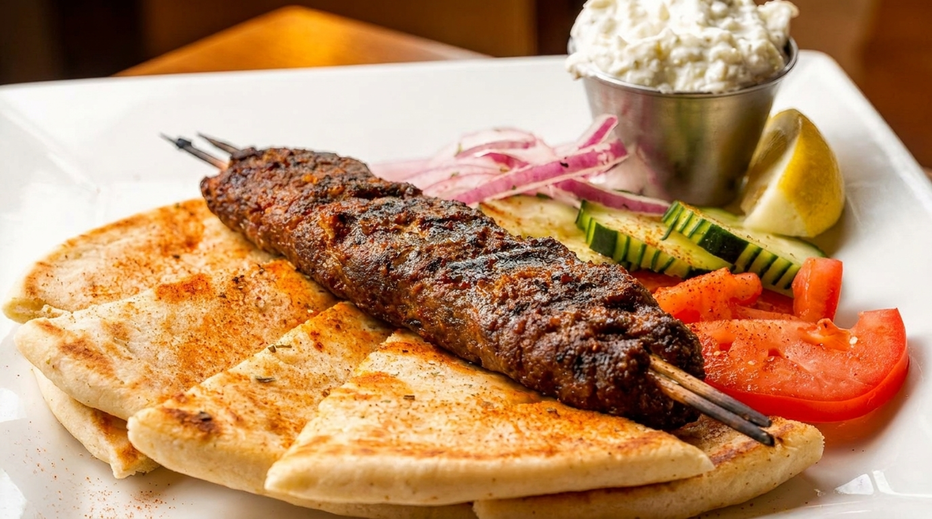 Gyros, skewers, and falafel